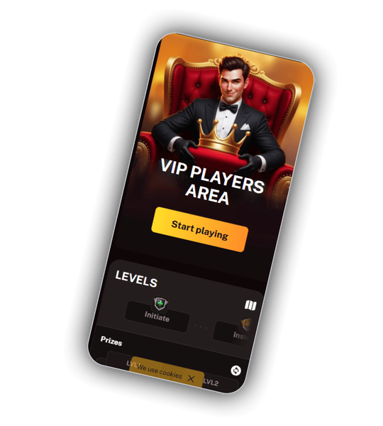 Wild Royal VIP-weergave voor de Royal Court-beloningsladder.
